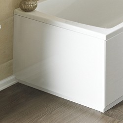 Crown Bath Panels 700mm End Bath Panel (White, MDF).