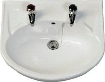 Shires 2 Faucet Hole Strongbow Basin.