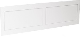 daVinci 1800mm modern bath side panel in white.