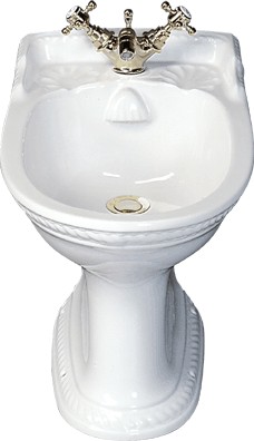 Waterford Ravel Bidet with 1 Faucet Hole.