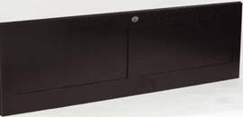 daVinci 1800mm contemporary bath side panel in wenge finish.