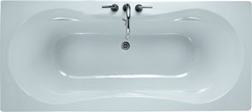 Linear White double ended bath. 1800 x 800mm. Legs included.
