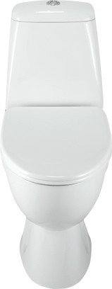 Cylix WC with cistern and fittings