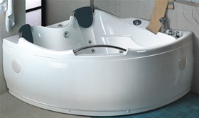 Hydra Pro Whirlpool bath for two people.  Right Hand. 1510x1510mm.