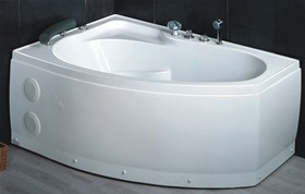 Hydra Pro Deluxe Whirlpool Bath.  Right Hand. 1500x1000mm.