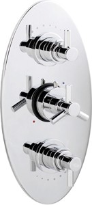 Ultra Aspect Triple concealed thermostatic shower valve
