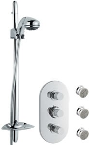 Sensational Laser Triple thermostatic valve + slide rail & jets