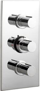 Ultra Ecco 3/4" Triple Concealed Thermostatic Shower Valve.