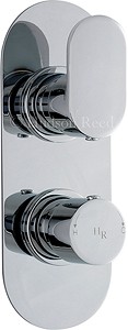 Hudson Reed Cloud 9 Twin Concealed Thermostatic Shower Valve.