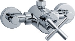 Ultra Helix 1/2" Exposed Thermostatic Sequential Shower Valve.