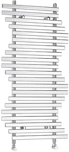 Hudson Reed Radiators Kingston Radiator (Chrome). 600x1200mm. 1514 BTU.