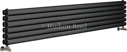 Hudson Reed Radiators Revive Radiator (Anthracite). 1800x354mm. 5786 BTU.