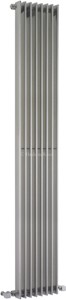 Hudson Reed Radiators Fin Radiator (Silver). 304x1800mm. 5186 BTU.