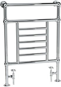 HR Traditional Princess heated towel rail (chrome). 660x940mm. 1579 BTU