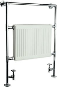 HR Traditional Duchess heated towel rail (chrome). 640x920mm. 2064 BTU