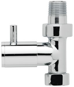 Towel Rails Straight minimalist radiator valves (pair)