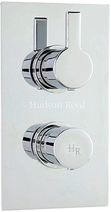 Hudson Reed Icon 3/4" Twin Thermostatic Shower Valve With Diverter.