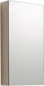 Hudson Reed Quintus Mirror Bathroom Cabinet (Oak).  380x730x130mm.