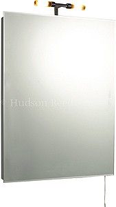 Hudson Reed Mirrors Clarity Mirror With Lights & Shaver Socket 600x800mm.