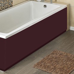 Hudson Reed Bath Panels 1600mm Side Bath Panel (Memoir Burgundy, MDF).