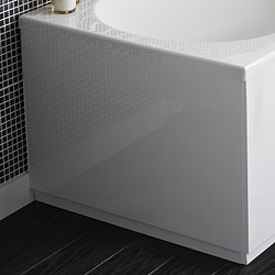 Hudson Reed Bath Panels 750mm End Bath Panel (White, MDF).