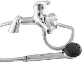 Loop Single lever bath shower mixer including kit