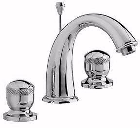 Ultra Contour Luxury 3 faucet hole basin mixer and free pop up waste.