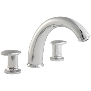 Ultra Ella Luxury 3 faucet hole bath mixer faucet.