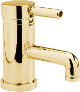 Ultra Helix Single lever mono basin faucet + Free pop up waste (Gold)