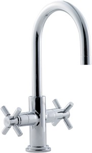 Hudson Reed Tec Cross Head Cruciform Mono Basin Mixer Faucet.