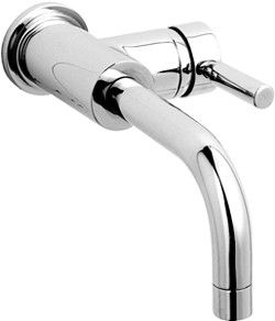 Tec Single Lever 1 Faucet Hole Wall Mounted Basin Faucet.