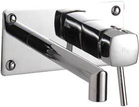 Hudson Reed Kia Wall Mounted Single Lever Bath Mixer Faucet.