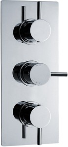 Ultra Quest Triple Concealed Thermostatic Shower Valve (Chrome).