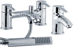 Ultra Series 170 Basin & Bath Shower Mixer Faucet Set (Free Shower Kit).