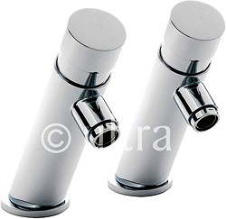 Ultra Water Saving Modern Non Concussive Basin Faucets (Chrome).