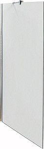 Hudson Reed Wet Room Glass Shower Screen & Arm (1000x2000mm).