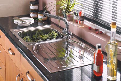 Additional image for Alto 1.0 bowl satin polished kitchen sink.