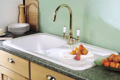 Additional image for Aquitaine 1.0 bowl ceramic kitchen sink.