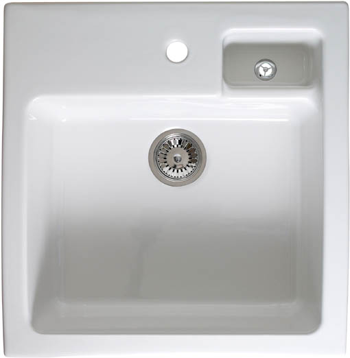 Additional image for Canterbury 1.5 bowl sit-in ceramic kitchen sink