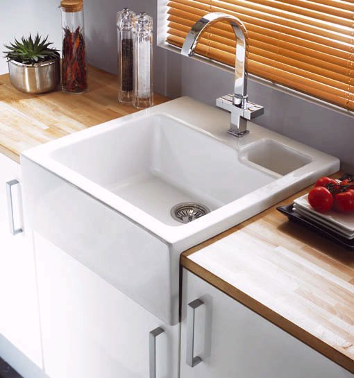 Additional image for Canterbury 1.5 bowl sit-in ceramic kitchen sink