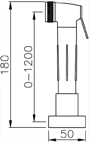 Additional image for Axell Pull Out Hand Spray Kitchen Rinser (Stainless Steel).