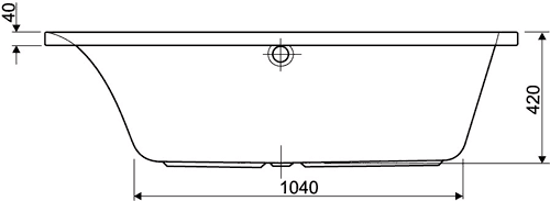 Additional image for Corner Whirlpool Bath. 14 Jets. Left Handed. 1500x1000mm.