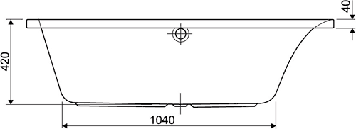 Additional image for Aquamaxx Corner Whirlpool Bath. 14 Jets. Right Handed.