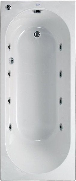 Additional image for Aquamaxx Whirlpool Bath. 8 Jets. 1700x700mm.