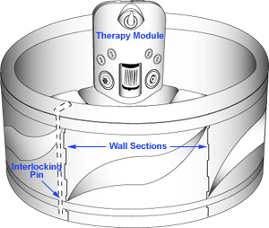 Additional image for Voyager spa hot tub. 4-6 person + free steps & starter kit.