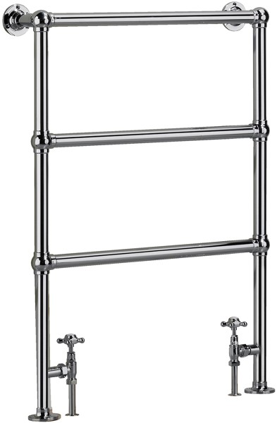 Additional image for Bacchus 4 Bathroom Radiator (Chrome). 675x940mm.