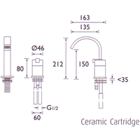 Additional image for Basin Mixer with Single Lever Control.