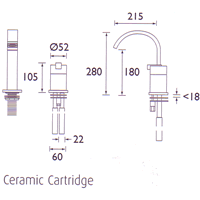 Additional image for Bath Filler with Single Lever Control.