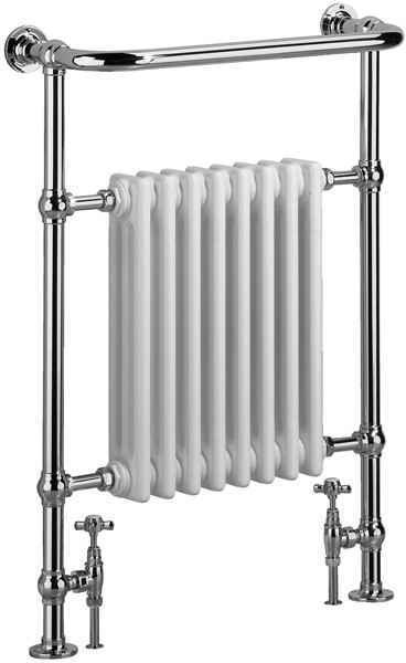 Additional image for Harmonia 1 Bathroom Radiator (Chrome). 675x952mm.