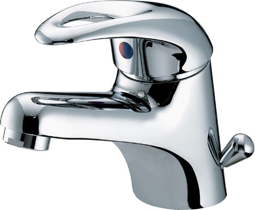 Additional image for Mono Basin Mixer Faucet With Side Action Pop Up Waste (Chrome).